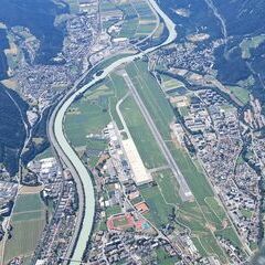 Flugwegposition um 12:24:34: Aufgenommen in der Nähe von Innsbruck, Österreich in 2730 Meter